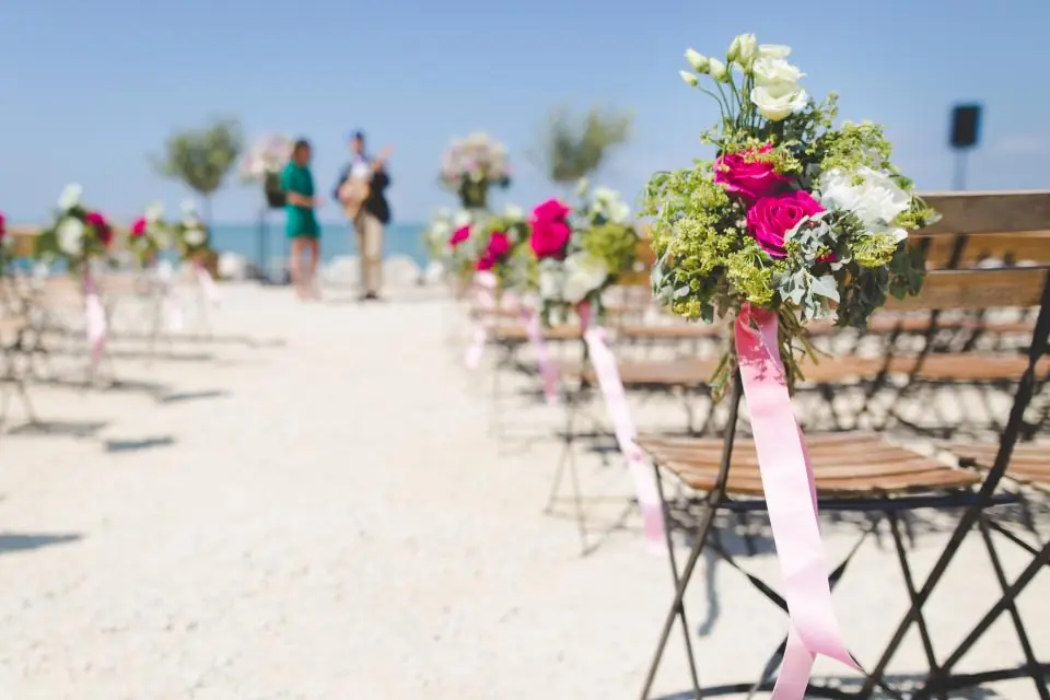 Ceremonia de boda al aire libre
